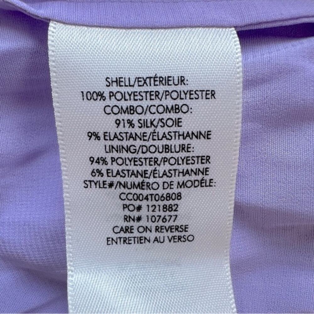 NWT Alice + Olivia Mitsue Gaucho Jumpsuit in Lavender Size 8 - Picture 11 of 16